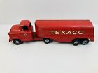 Vintage Buddy L Texaco Tanker Truck Pressed Steel Red