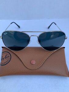 Ray-Ban Aviator Sunglasses 003/62 RB3025 58m Silver Frame with Gray Lenses