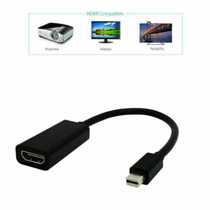 Mini DisplayPort Thunderbolt To HDMI Adapter For Microsoft Surface Pro 2 3 4 BLK