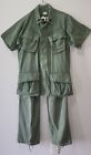 VTG AIR FORCE Vietnam War RIP STOP OG-107 Uniform Jungle Jacket, Pants, Trousers