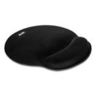 Allsop Memory Foam Mouse Pad with Wrist Rest, Black, 7 1/4