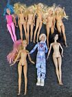 Mattel Barbie doll Lot - 9 Preowned Various Articulated Dolls  2014-2018