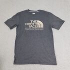 The North Face Shirt Mens Small Gray Outdoor Performance Graphic Tee SS