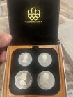 New Listing1973 Canada 4 Coin .925 Silver Olympic Proof Set 4.3oz