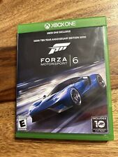 Forza Motorsport 6 Ten Year Anniversary Edition (Xbox One, 2015) Complete Tested