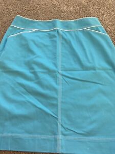 Skirt NEW Grace Element Women 14 Blue Turquoise NWOT