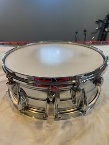Tama Side by Side 6 lugs Chrome over Steel Snare Drum 5.5 x 14 - Missing badge