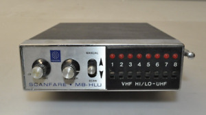 New ListingVINTAGE SCAFARE M8-HLU VHF HI/LO-UHF SCANNER UNTESTED NO POWER CORD