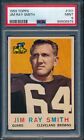 1959 Topps Football Jim Ray Smith ROOKIE #101 PSA 9 BROWNS MINT POP 18