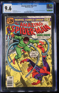AMAZING SPIDER-MAN #157 CGC 9.6 OW/WH PAGES // DOCTOR OCTOPUS & HAMMERHEAD APP