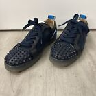 Christian Louboutin Men’s Blue Sneakers With Spikes 44.5