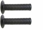 OLD SCHOOL BMX AME Tri Grips BLACK Bike Bicycle Grips PAIR with sticker