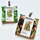 NEW! Baggu SET OF 2 BAGS, BABY “Camellia” & STANDARD “Lantana”  SOLD OUT & RARE!