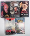 Vintage Horror VHS Lot Of 5 Psycho Horror Express The Terror Creepy Classics