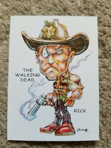 The Walking Dead Rick Grimes Andrew Lincoln Card Art AMC RAK Robert Kraus