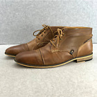 Steve Madden Klatin Leather Chukka Ankle Boot - Tan - Men size 12