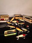 Paw Paw Heddon South Bend Wood Fishing Lure lot of 14