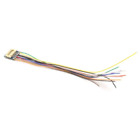 ESU wire harness, 18-pin Next18 socket to open wires, 88mm, with heat shrink tub
