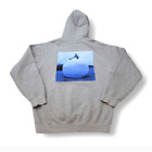 Harry Styles 2022 Pop Up Shop Dallas On Top Of The World Grey Hoodie Unisex Med