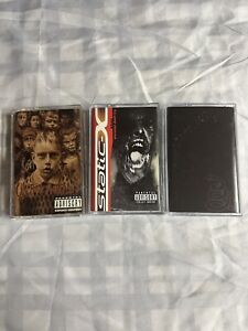 Korn Static X Metallica Cassette Tape Bundle Lot U.S Releases 3 Cassettes