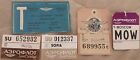 RUSSIA AEROFLOT AIRLINES VINTAGE AIRLINE BAG TAG LUGGAGE BAGGAGE LABELS LOT of 5