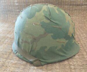 M1 Military Steel Pot Helmet with Liner Vietnam Era US 10