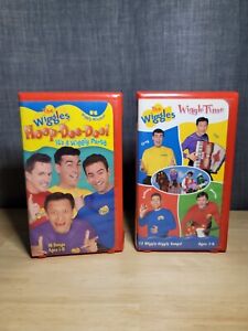 The Wiggle Time (VHS, 2000) And Hoop Dee Doo It's A Wiggles VHS