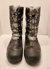 Gray Womens Columbia  Lace Up winter Boots Size 9 BL1511-035 Omniheat Techlight