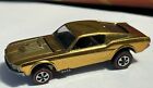 Hot Wheels Redline 1968 Custom Mustang US Dark Int STUNNING BRIGHT GOLD