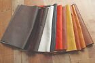 Premium Italian Cowhide Leather Scraps upholstery --- Large Size pieces 12