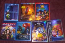 Lot of 7 Disney &  Pixar Bluray Movies