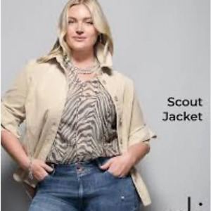 Cabi NWOT Scout Cord Jacket Bone size Medium (generously sized) Fall 2023  #4493