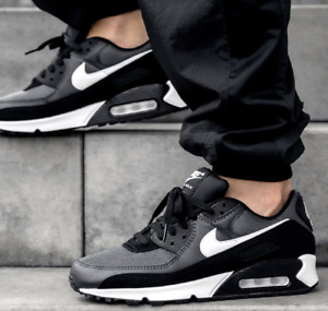 New NIKE Air Max 90 Men's classic Athletic Sneakers shoes black gray all sizes