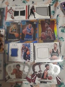 Huge Basketball Card Lot. Jerseys And Numbered Must See! Make Offer! 100 Cards