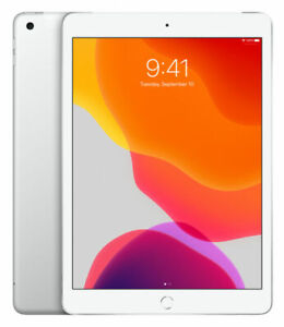 Apple iPad 7th Gen. 128GB, Wi-Fi + 4G (Unlocked), 10.2 in - Silver