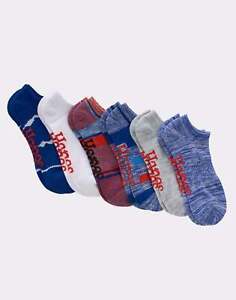 Hanes No-Show Socks Men 6 Pack Originals Moisture Wicking Breathable Comfortable
