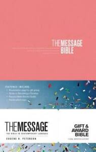 The Message Gift and Award Bible - Paperback By Peterson, Eugene H. - GOOD