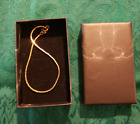 Vintage solid 14K Yellow Gold Cobra Triangle Link Bracelet 1.03 mm, 7
