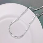 925 Sterling Silver 20inches snake beads chain Beautiful bead Necklace For Women