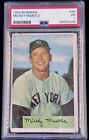 1954 Bowman Card #65 Mickey Mantle  from the New York Yankees HOF  PSA PR 1
