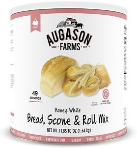 Augason Farms Honey WHITE BREAD Lunch Dinner Survival Emergency Storage Food Can