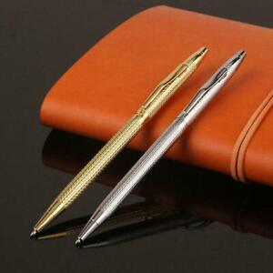 1mm Luxury Full Metal Ballpoint Pen Black Ink Gel Pen Writing Office P4D6