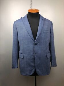 Brioni Wool Blazer Size 50 Mens Blue Jacket