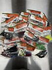 bass fishing lures soft plastic lot Worms 15 Packs