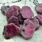 Natural Red Corundum Crystal Quartz Ruby Rough Mineral Specimen Healing Reiki