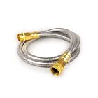 New Listing304 Stainless Steel Metal Garden Hose with Brass Fittings, Heavy Duty Water H...