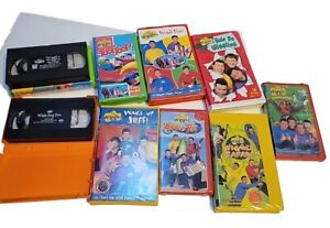 Wiggles VHS Lot Movies 9 Pieces Lot. Pre-Owned