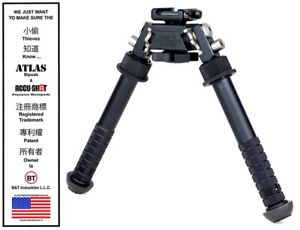 BT10 V8 Atlas Bipod with Two Screw Clamp Assembly