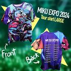 Official Miku Expo 2024 North America  Tour Dates Full Graphic Print- Large