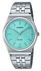 Casio Stainless Steel Turquoise Dial Japan Mov't Quartz MTP-B145D-2A1 Mens Watch
